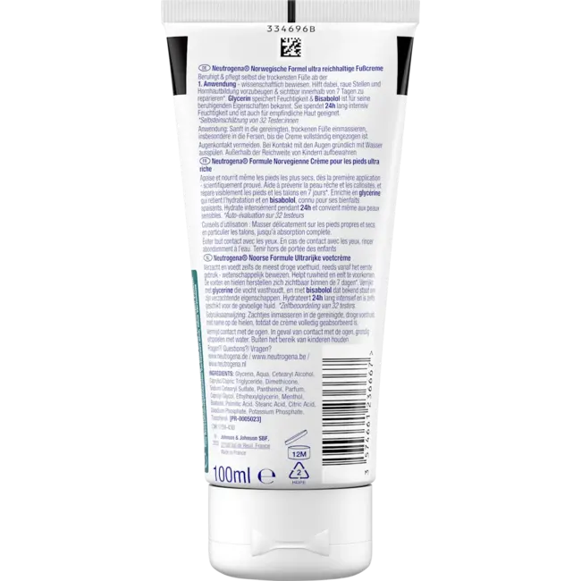 Neutrogena Voetcrème Droge Huid, Noorse Formule 100 ml