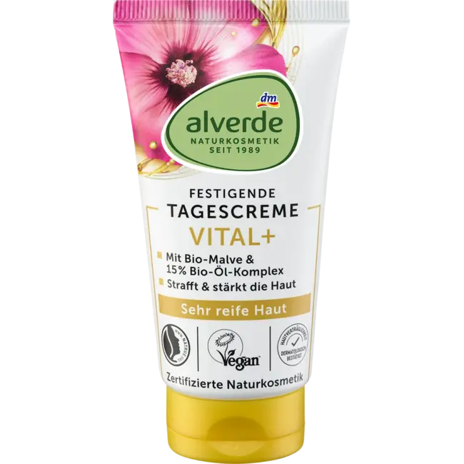 alverde NATURKOSMETIK Gezichtscrème Vital+ 50 ml