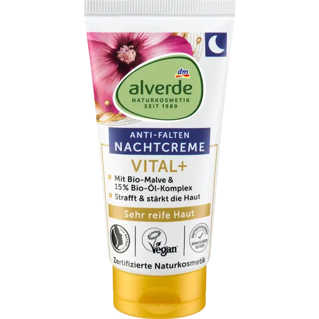 alverde NATURKOSMETIK Nachtcrème Vital + 50 ml