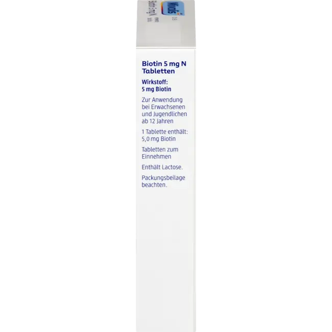 Mivolis Biotine 5 Mg N, Tabletten 60 St