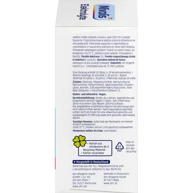 Mivolis Elektrolyten 20 Zakjes 120 g