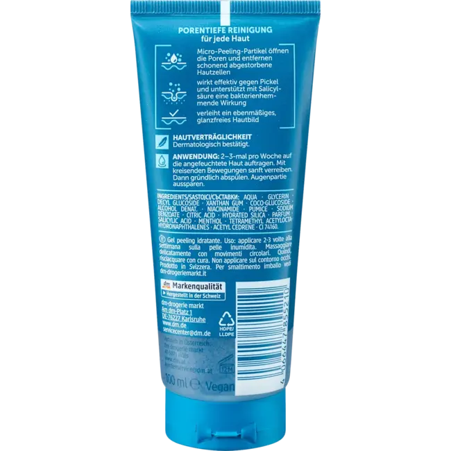 Balea MEN Hydro Peeling Gel 3in1 100 ml
