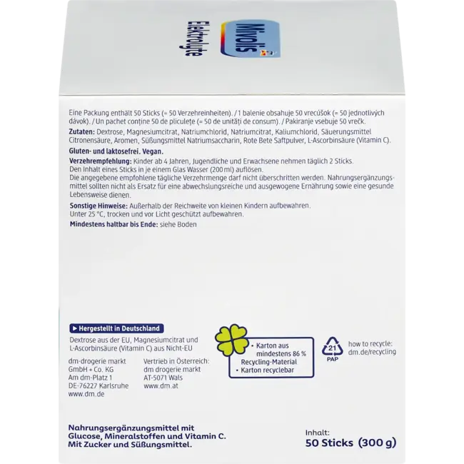 Mivolis Elektrolyt, 50 Sticks 300.0 g
