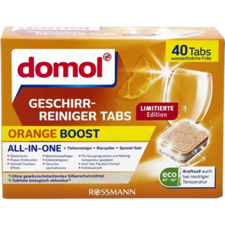 DOMOL DOMOL Vaatwastabletten All-in-one Orange Boost