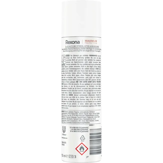 Rexona Antitranspirant Deospray Maximale bescherming Fris 150 ml