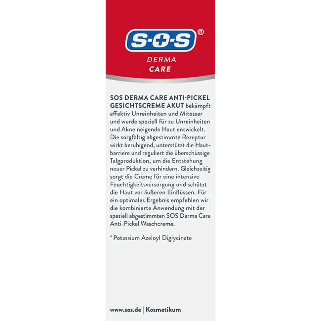 SOS Gezichtscrème Anti-puistjes 50 ml