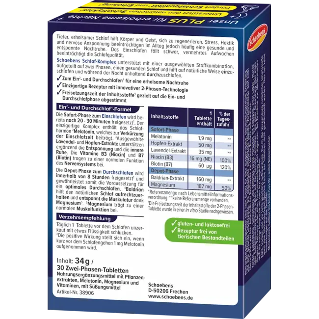 Schaebens Slaapcomplex Tabletten 30 St. 34 g