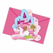 Unicorn Uitnodigingen met envelop