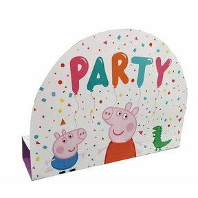 Peppa Pig Uitnodigingen en envelop 8 stuks