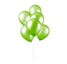 Ballonnen Parel Licht Groen - 10 stuks - 30cm