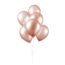 We Fiesta Parel rosé gouden ballonnen 30cm 10 stuks We Fiesta Parel rosé gouden ballonnen 30cm 10 stuks