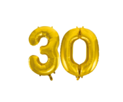 Folieballon 30 jaar Goud 86cm Folieballon 30 jaar Goud 86cm