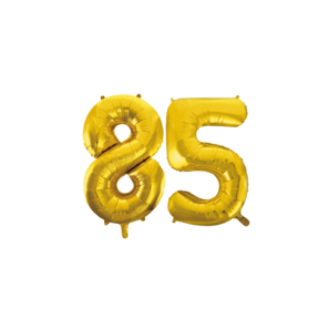 Folieballon 85 jaar Goud 86cm
