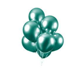 Ballonnen Spiegel Donker Groen - 10 stuks - 30cm