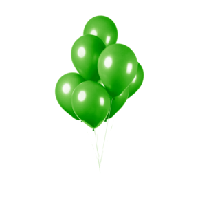 Ballonnen Licht Groen - 50 stuks - 30cm