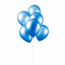 We Fiesta Ballonnen Metallic Blauw - 50 stuks - 30cm