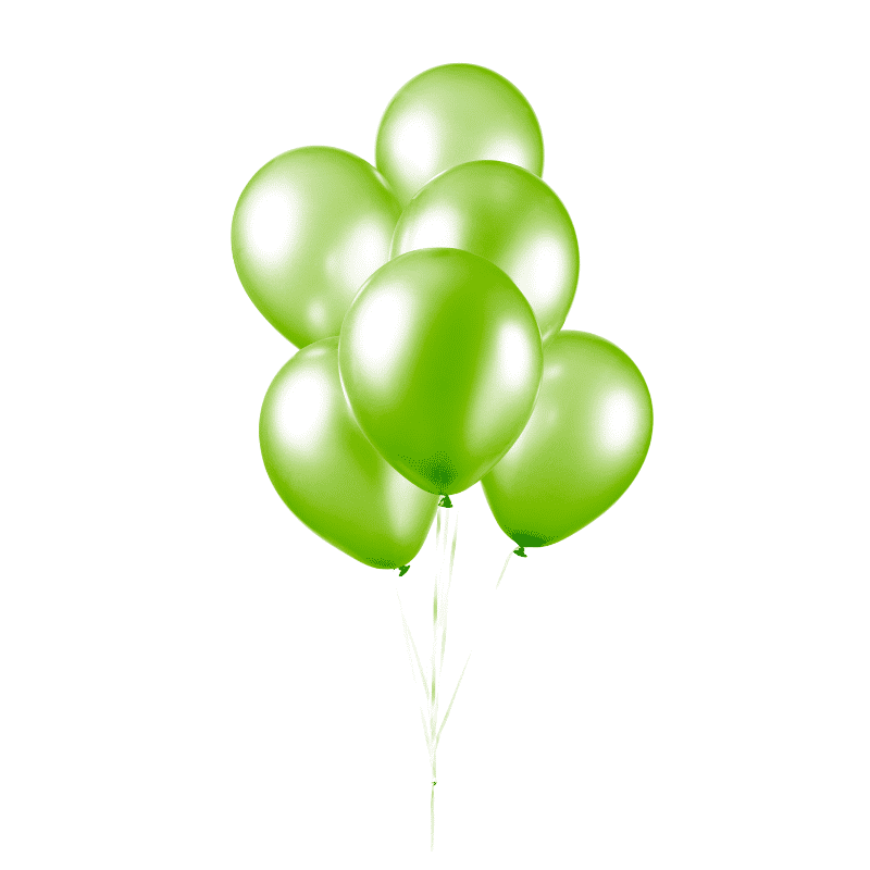 Parel lime groene ballonnen 30cm stuks