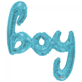 Folieballon Boy blauw 91cm