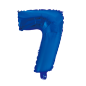 Folieballon 7 jaar blauw 41cm
