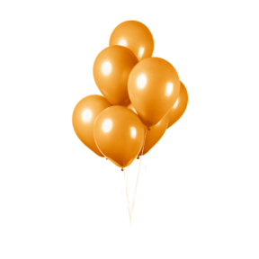 Oranje ballonnen 30cm 10 stuks