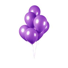 Paarse ballonnen 30cm 10 stuks