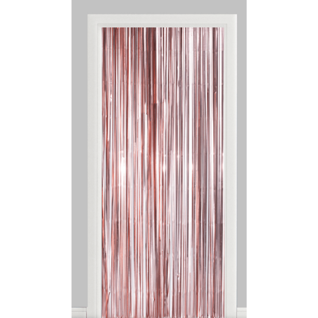 Deurgordijn rosé goud (brandvertragend) 240x100cm