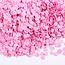 Feest-vieren 100 gram confetti baby roze