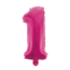We Fiesta Folieballon 1 jaar roze 41cm We Fiesta Folieballon 1 jaar roze 41cm