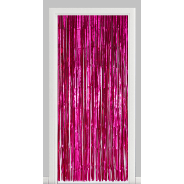 Deurgordijn roze (brandvertragend) 240x100cm