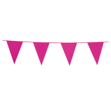 Vlaggenlijn 10 meter Roze