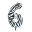 We Fiesta Folieballon 6 jaar zebra 86cm We Fiesta Folieballon 6 jaar zebra 86cm