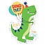 Dino 8 uitnodigingen met envelop Dino Mite