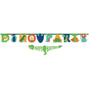 Jumbo Letter slinger met Mini Banner Dino Mite