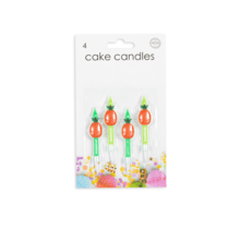 4 taart kaarsjes ananas