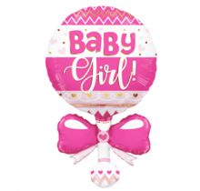 Folieballon XL Baby Girl 91cm