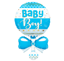 Folieballon XL Baby Boy 91cm