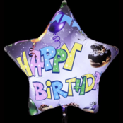 Happy Birthday LED Ballon XL