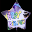 Feest-vieren Happy Birthday LED Ballon XL