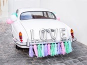 Auto Decoratie set LOVE, Zilver