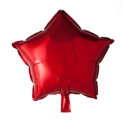 Folieballon ster - Rood - 46cm