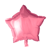 Folieballon ster - Licht roze - 46cm
