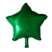 Folieballon ster - Donker groen - 46cm
