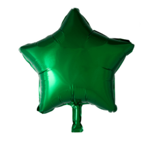 Folieballon ster - Donker groen - 46cm