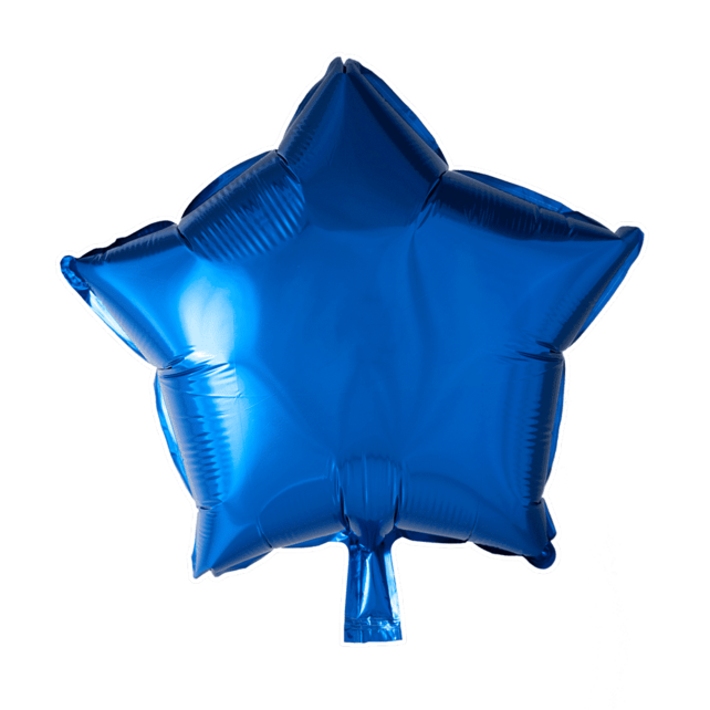 Folieballon ster - Donker blauw - 46cm
