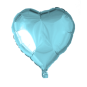 Folieballon hart - Licht blauw - 46cm Folieballon hart - Licht blauw - 46cm