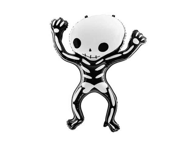 Halloween Folieballon Skelet 84 x 100 cm