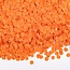 Feest-vieren 100 gram confetti oranje