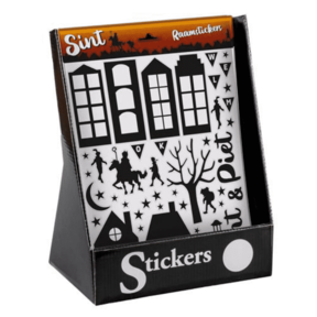 Welkom Sint & Piet Raamstickers