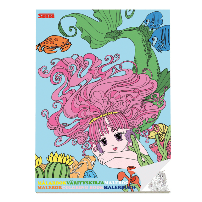 Kleurboek Zeemeermin