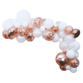 Ballon decoratie kit Rosé Goud